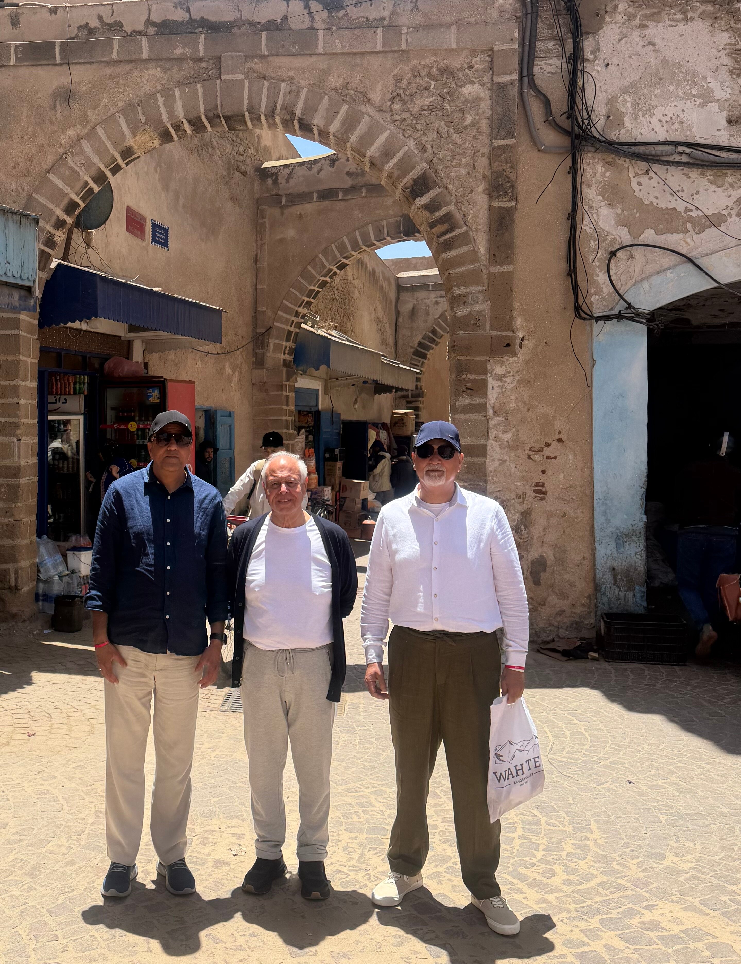 Guests in the Essaouira medina